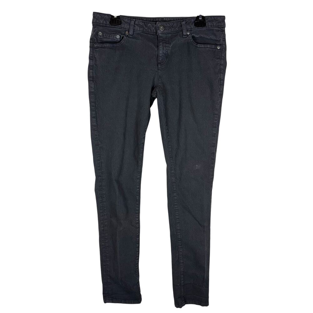 The North Face Jeans Women‎ 8 Gray Denim Dark Wash 5-Pockets Low-Rise Skinny Leg